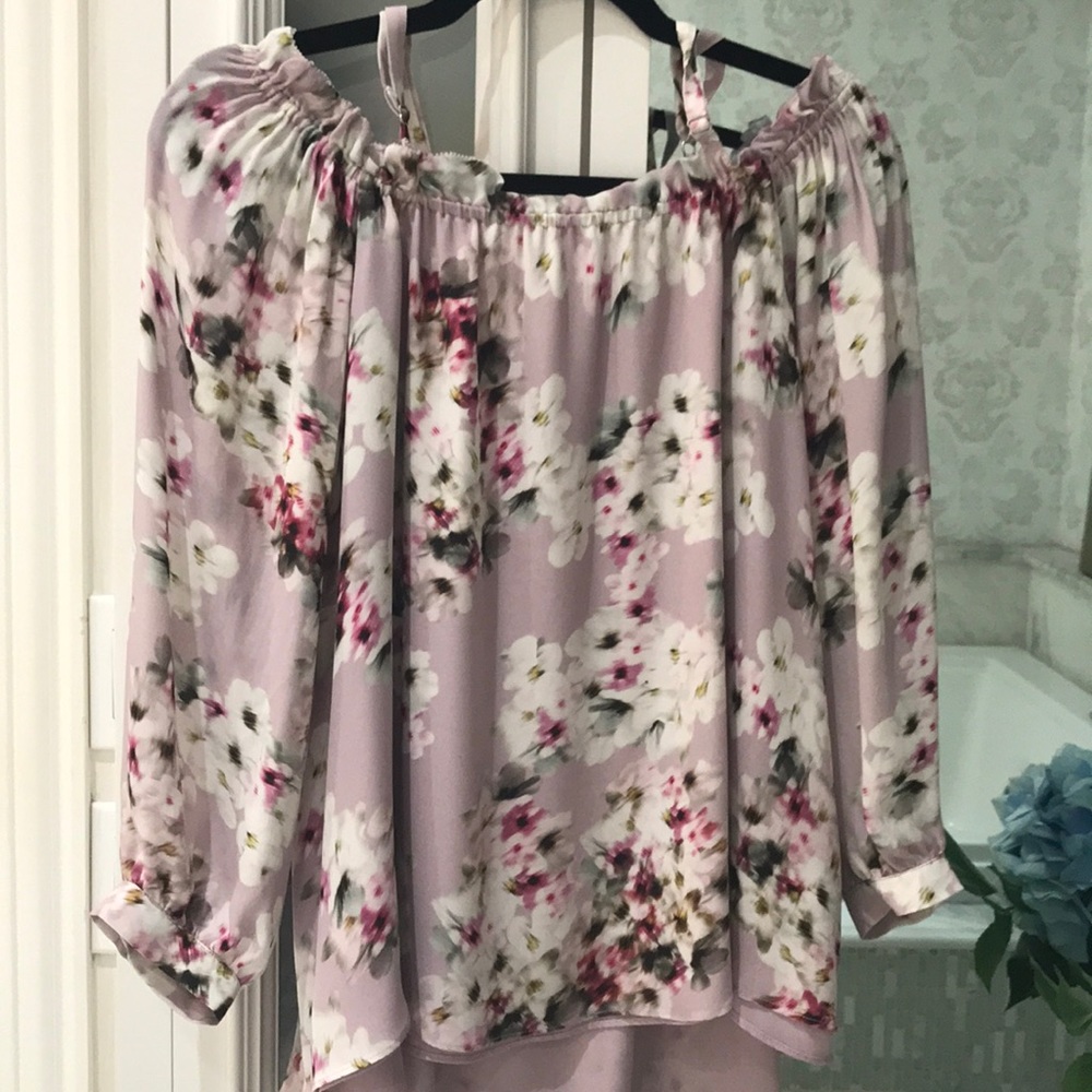 Parker 100% Silk off the shoulder